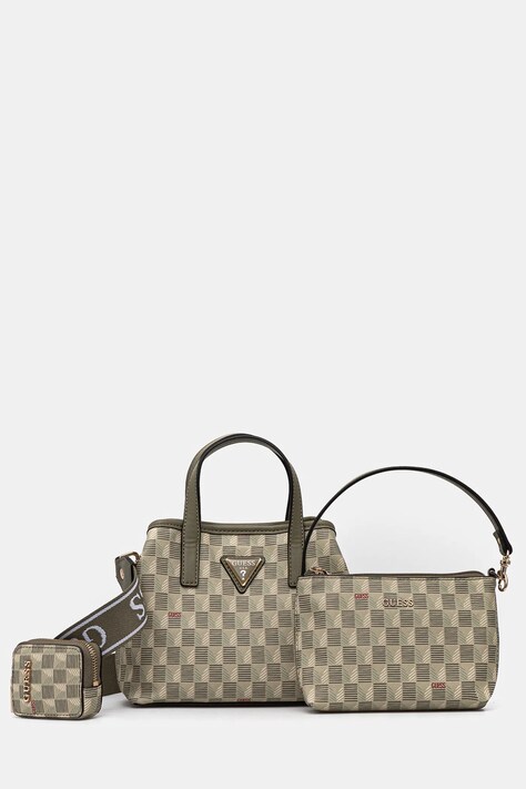 Guess torebka kolor zielony HWJT93 44750