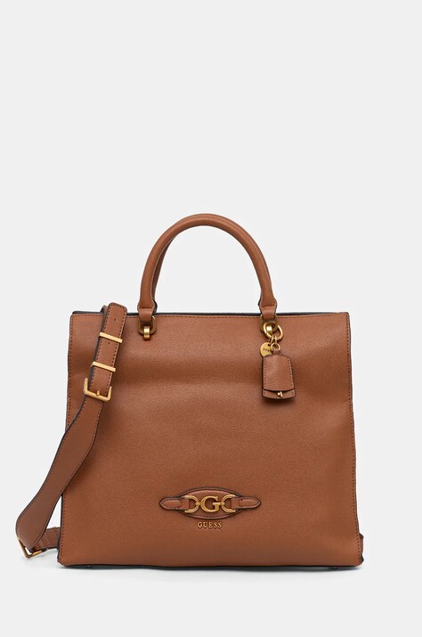 Guess poseta MALVA culoarea maro, HWBB94 94070