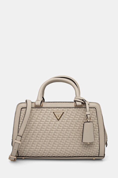 Τσάντα Guess MURIELLE χρώμα: μπεζ, HWWG95 03050