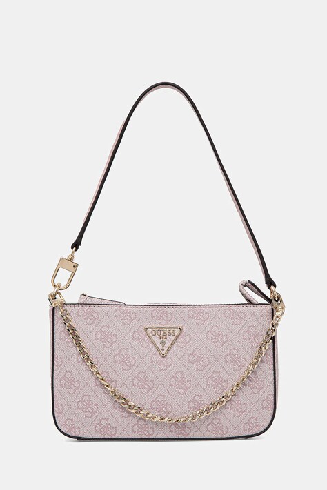 Τσάντα Guess NOELLE χρώμα: ροζ, HWBG78 79720