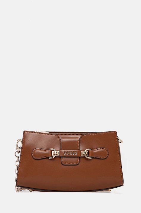 Guess poseta NOLANA culoarea maro, HWVG95 00120