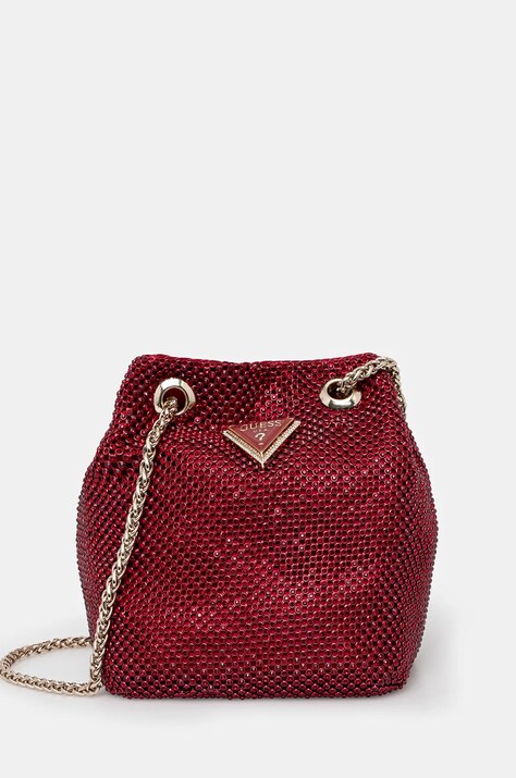 Guess poseta ZALINA culoarea bordo, HWRP93 50750