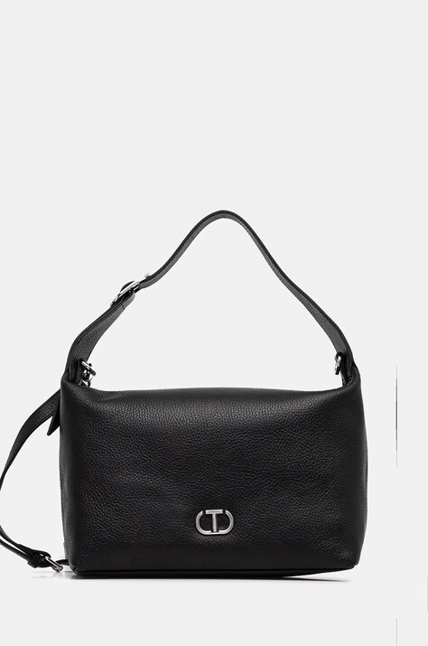 Twinset poseta culoarea negru, 242TB7012