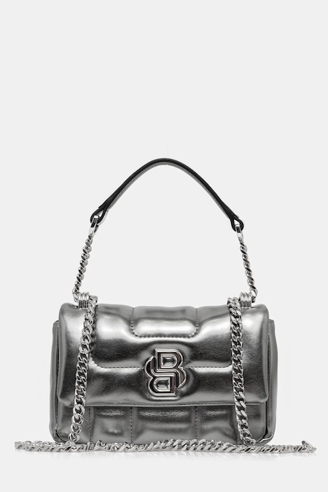 Kabelka BOSS stříbrná barva, 50536476