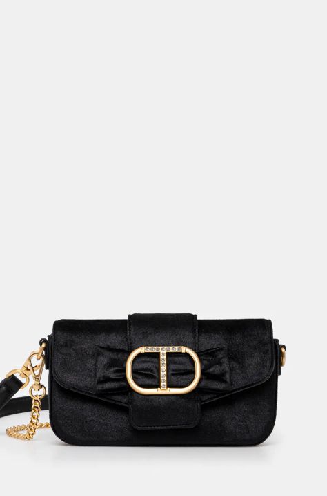 Twinset borsa in velluto colore nero 242TD8270