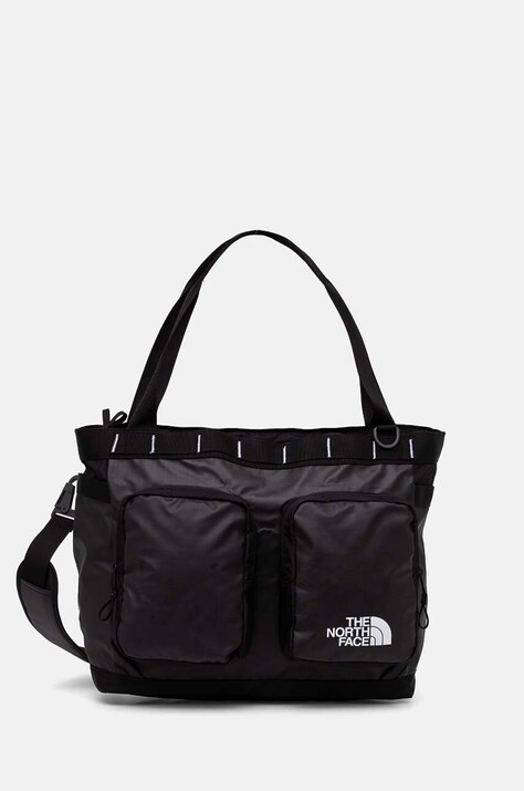 The North Face geanta Base Camp Voyager Tote 25L culoarea negru, NF0A81BM53R1