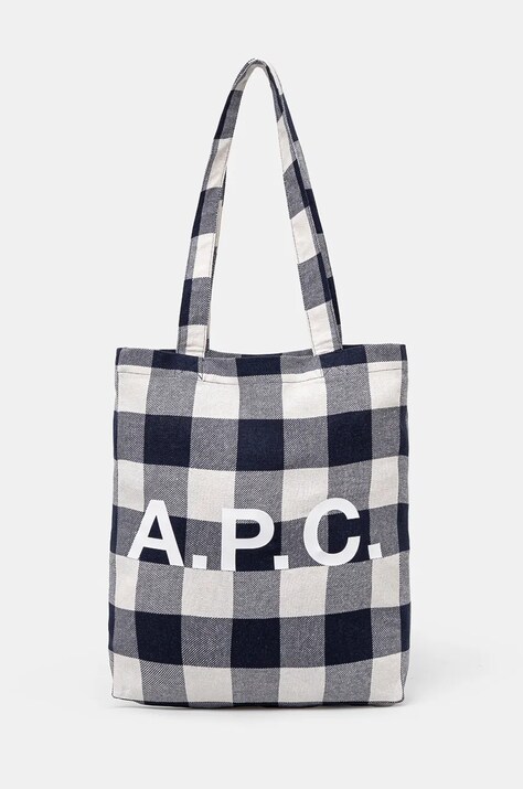 Сумочка A.P.C. Tote Lou колір синій COGZX-M61442