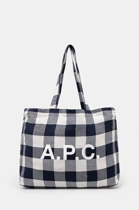 Сумочка A.P.C. Shopping Diane колір синій COGZX-M61443