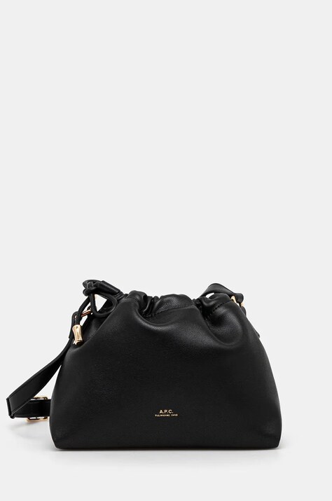 Kabelka A.P.C. Sac Ninon Mini černá barva, PUAAT-F61582