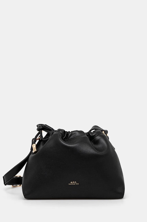 A.P.C. handbag Sac Ninon Mini black color PUAAT-F61582