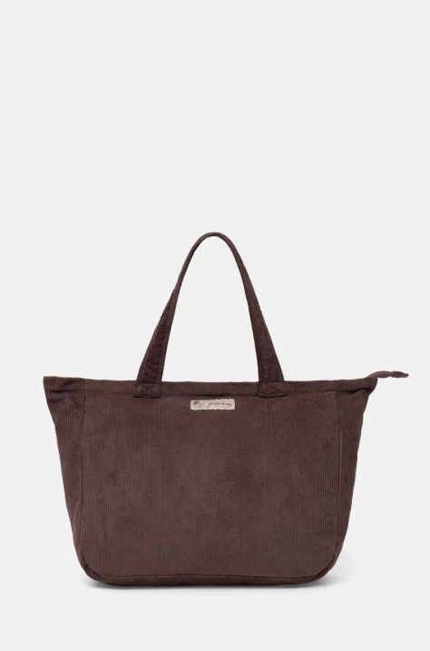 Τσάντα Billabong Dreamaway Tote χρώμα: καφέ, EBJBT00107