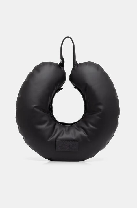 Кожаная сумочка MM6 Maison Margiela цвет чёрный SB6WD0034.P7179