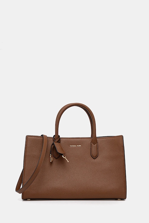 Кожаная сумочка MICHAEL Michael Kors цвет коричневый 30F4GETS2L