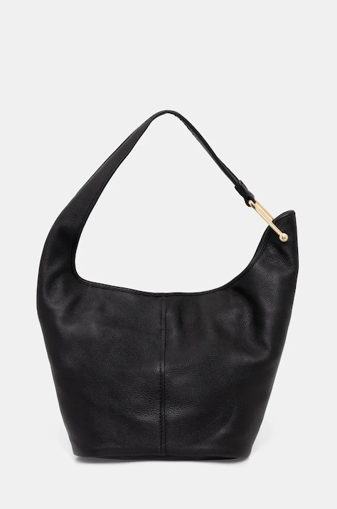 MICHAEL Michael Kors poseta de piele culoarea negru, 30F4G2YL6L