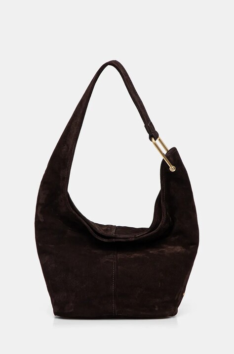 Замшевая сумочка MICHAEL Michael Kors цвет коричневый 30F4G2YL6S