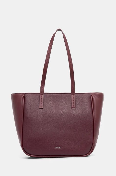 Calvin Klein poseta culoarea bordo, K60K612523