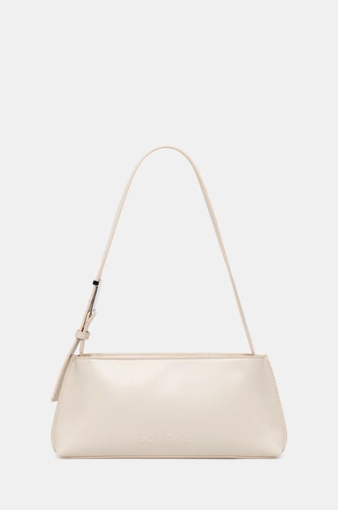 Kabelka Calvin Klein šedá farba, K60K612550
