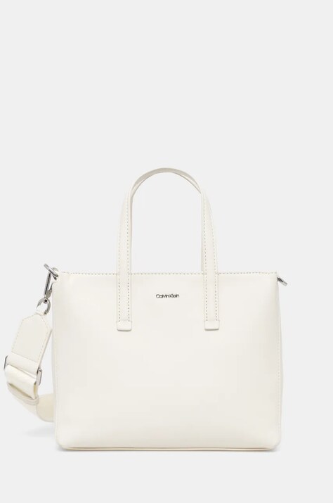 Calvin Klein geantă culoarea bej, K60K612904