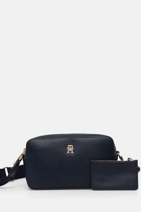 Tommy Hilfiger poseta culoarea albastru marin, AW0AW16439