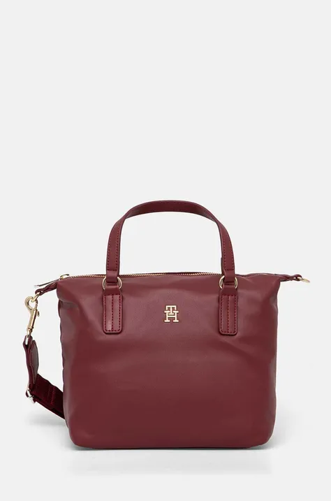 Tommy Hilfiger poseta culoarea bordo, AW0AW17015