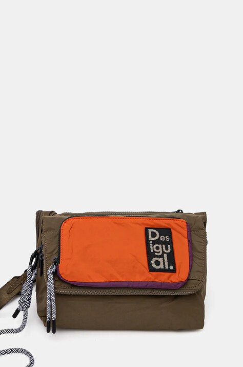 Desigual poseta MODULARIS ORIGINALE V culoarea verde, 24WAXY01