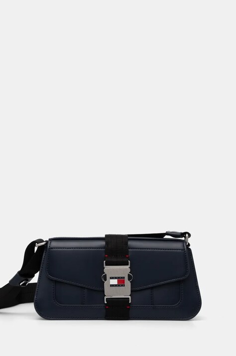 Τσάντα Tommy Jeans χρώμα: ναυτικό μπλε, AW0AW16497