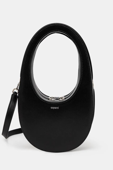 Kožená kabelka Coperni Crossbody Mini Swipe Bag černá barva, COPBA38BIS405
