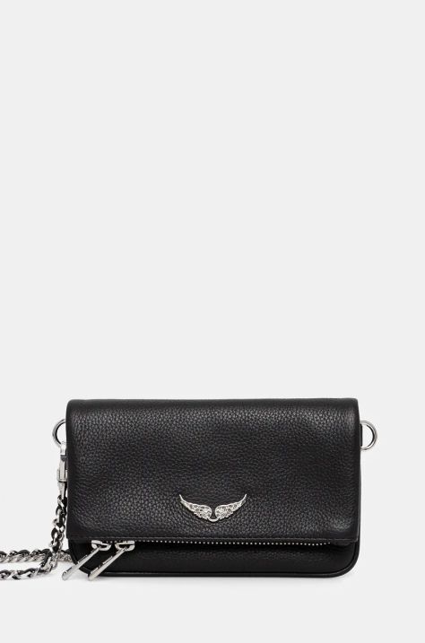 ZADIG&VOLTAIRE pochette di pelle colore nero LWBA00005