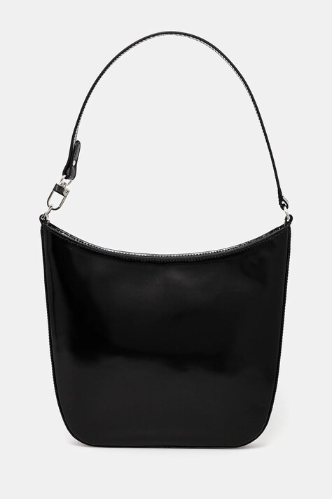By Far poseta de piele Suli culoarea negru, MWBSB053CL017BK001PL