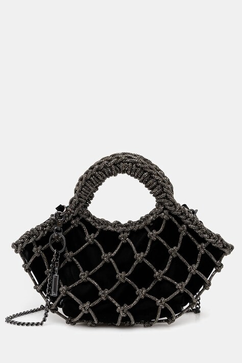 Kabelka Aldo GLAMOROUSGAL černá barva, 13869397