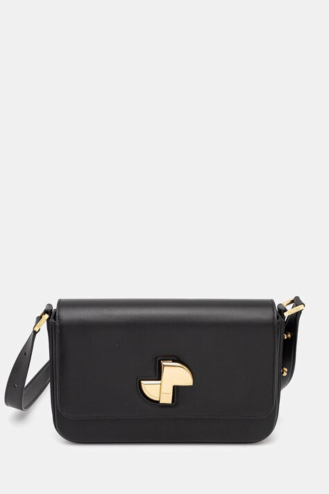 Patou geantă de piele culoarea negru, BA0175000