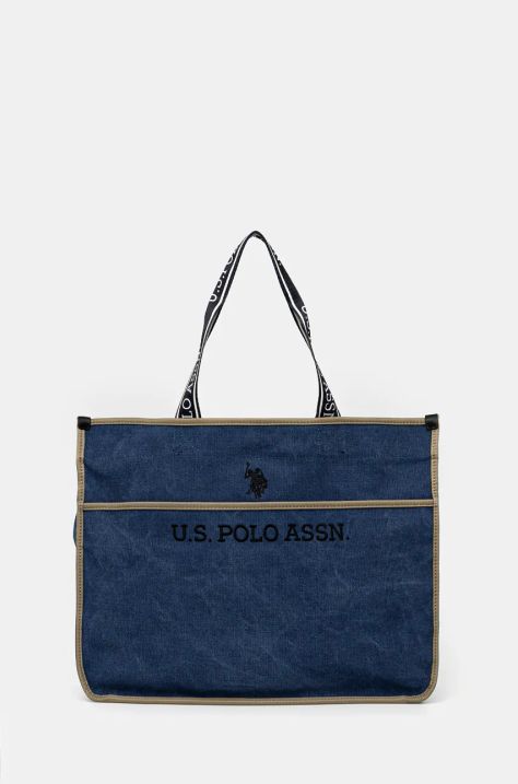 Τσάντα U.S. Polo Assn. χρώμα: ναυτικό μπλε, BEUHX2831WUY