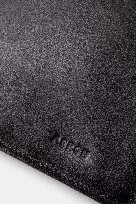 Шкіряна сумочка AERON — AW24-TOD34R, чорний — фото 4