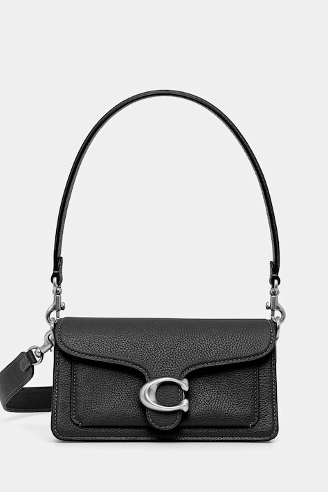 Кожаная сумочка Coach Tabby цвет чёрный CY201
