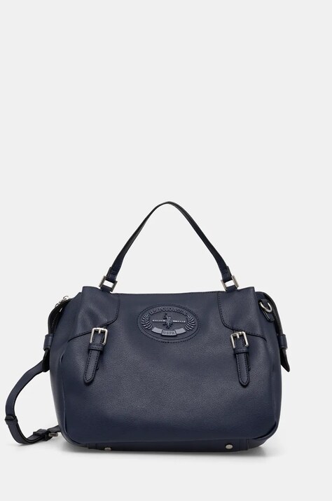 U.S. Polo Assn. poseta Retro culoarea albastru marin, BIURQ8429WVW