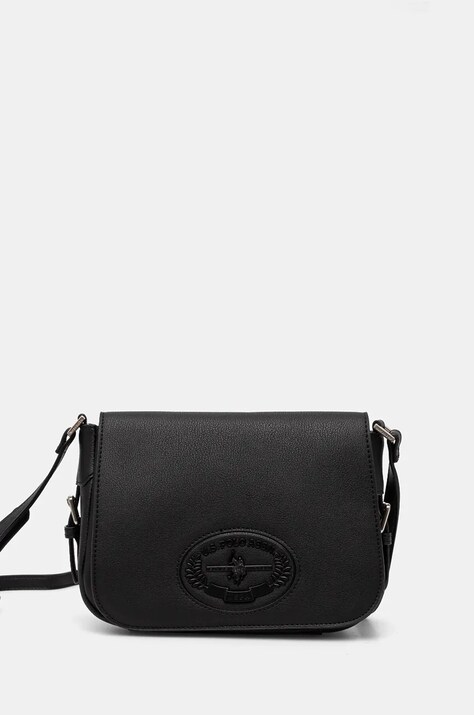 U.S. Polo Assn. poseta Retro culoarea negru, BIURQ8433WVW