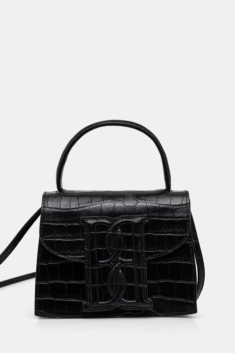 By Malene Birger poseta de piele RAMIL culoarea negru, 102410