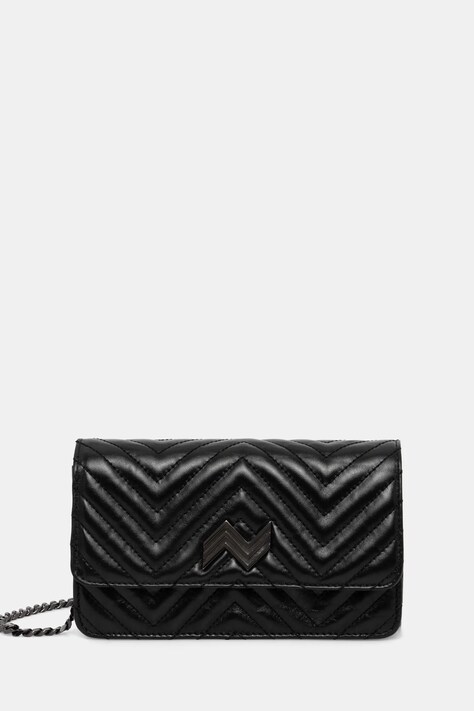 Missoni torebka skórzana kolor czarny MI10046C