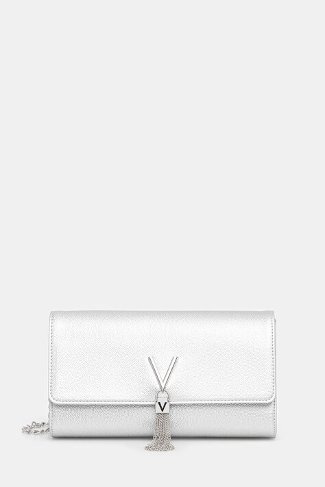 Valentino Bags kopertówka kolor srebrny VBS1R401G