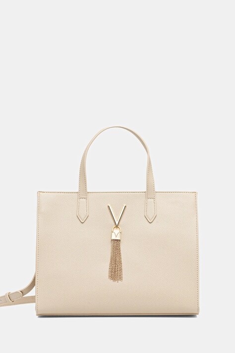 Valentino Bags torebka kolor beżowy VBS1R414G