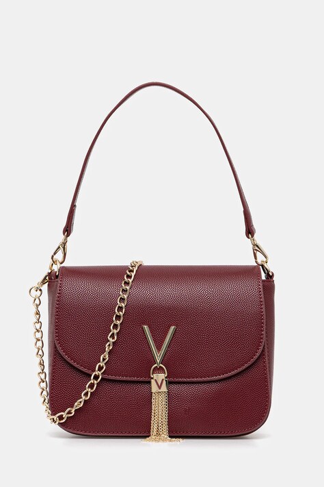 Valentino Bags torebka kolor bordowy VBS1R404G