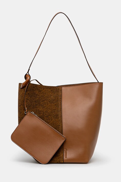 Сумочка JW Anderson The Jwa Soft Corner Bucket цвет коричневый HB0636.LA0342.163