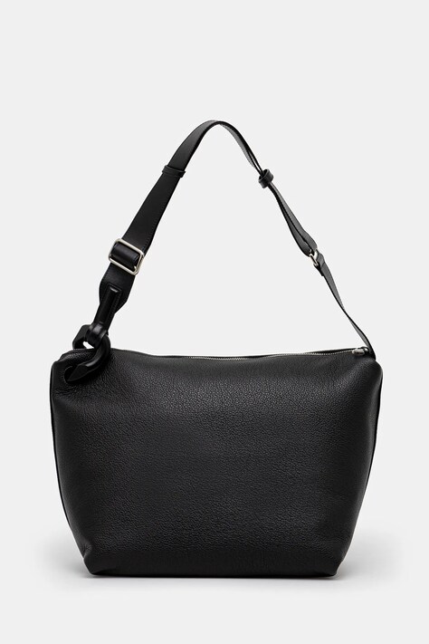 Шкіряна сумочка JW Anderson The Jwa Corner Crossbody колір чорний HB0639.LA0349.999
