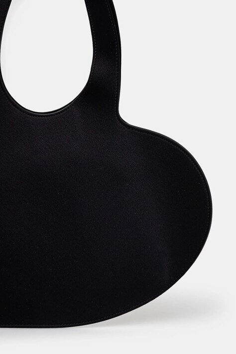 Сумочка Coperni Crystal-Embellished Mini Heart Tote — фото 3