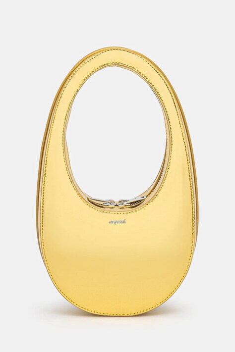 Kabelka Coperni Metallic Mini Swipe zlatá barva, COPBA01BIS429