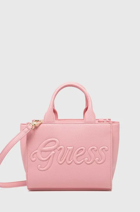 Otroška torbica Guess roza barva, J4YZ25 WG730
