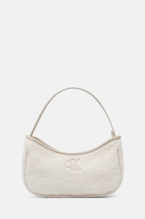 Calvin Klein Jeans poseta fete culoarea alb, IU0IU00634