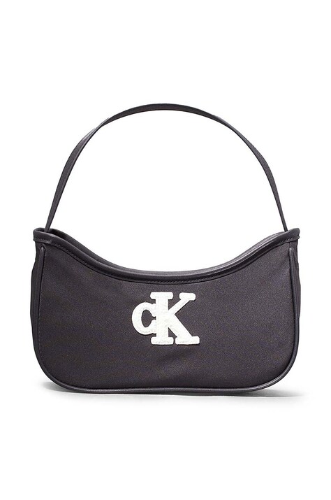 Calvin Klein Jeans poseta fete culoarea negru, IU0IU00684