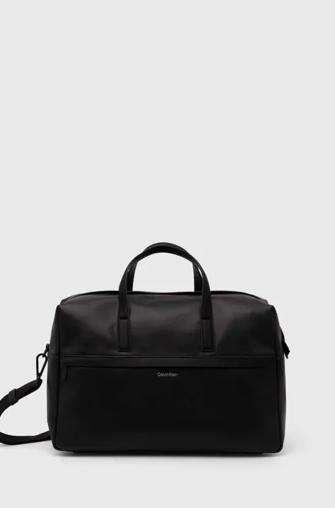 Τσάντα Calvin Klein χρώμα: μαύρο, K50K511855