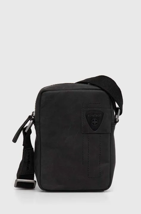 Шкіряна сумка Strellson Richmond Clint колір чорний 4010003249